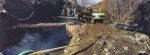 Укрепване на водопровод, с. Хубча - изпълнено от фирма Гарант Строй
